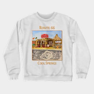 Cool Springs on Route 66 in Arizona Crewneck Sweatshirt